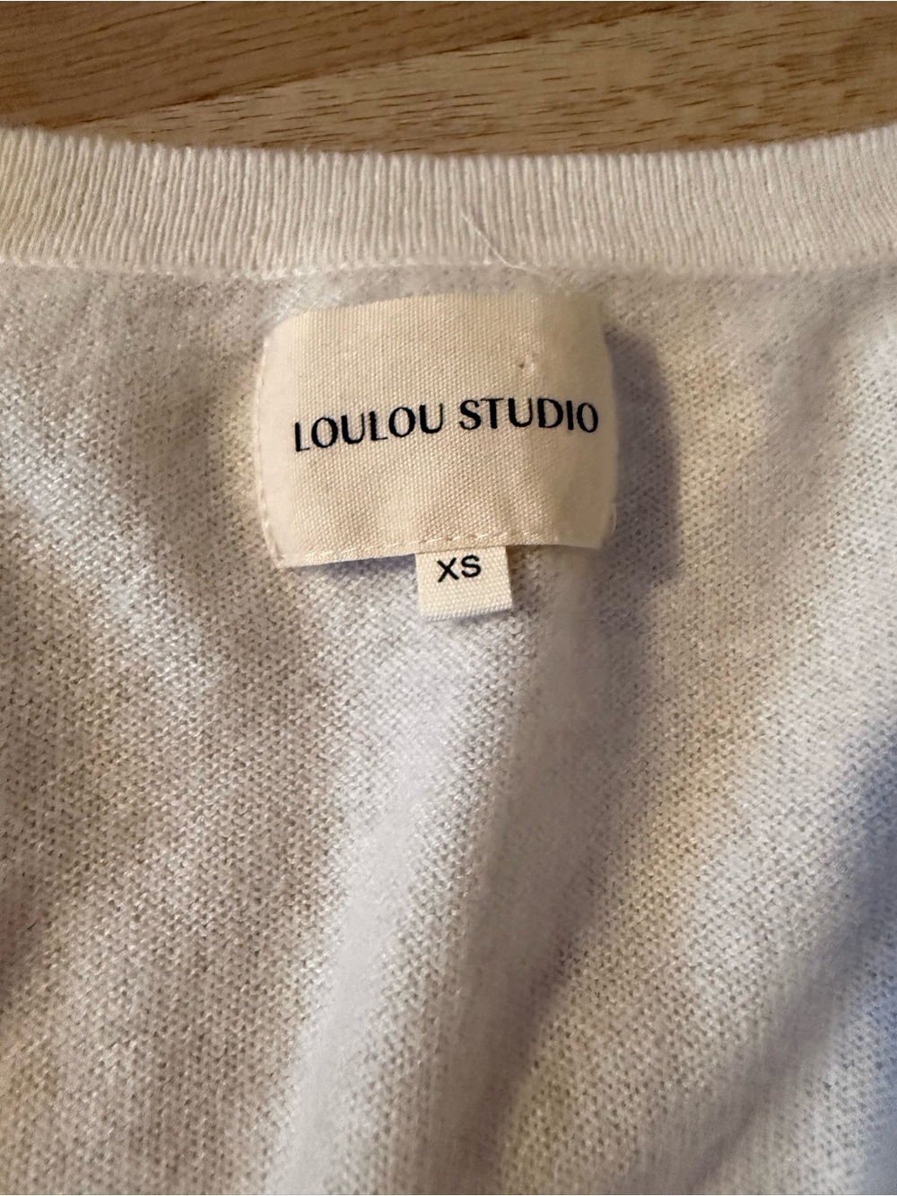Loulou Studio Cream Cashmere Sweater - Batiki